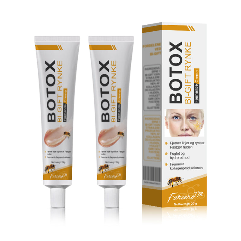 🍎💎Fremstillet og afsendt fra Danmark✅Furzero™ Botox Bi-Venom Rynkefjerningscreme – Sidste dags kampagne: Spar 70%